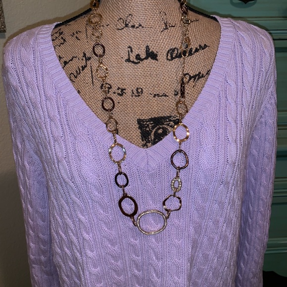 Sale 🌺Ribbed Lavender Sweater - Picture 2 of 4